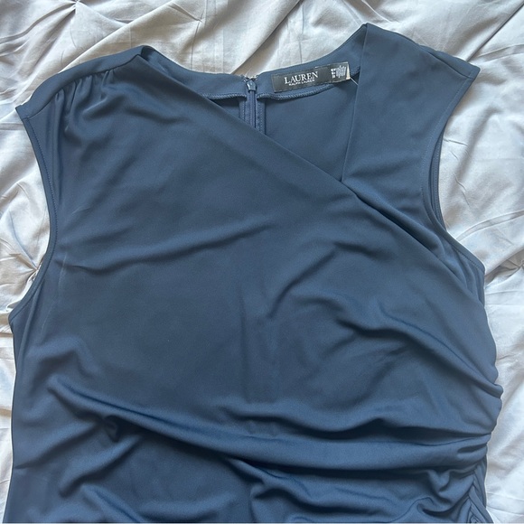 Ralph Lauren Midi Dress w/ Ruching - Picture 7 of 11